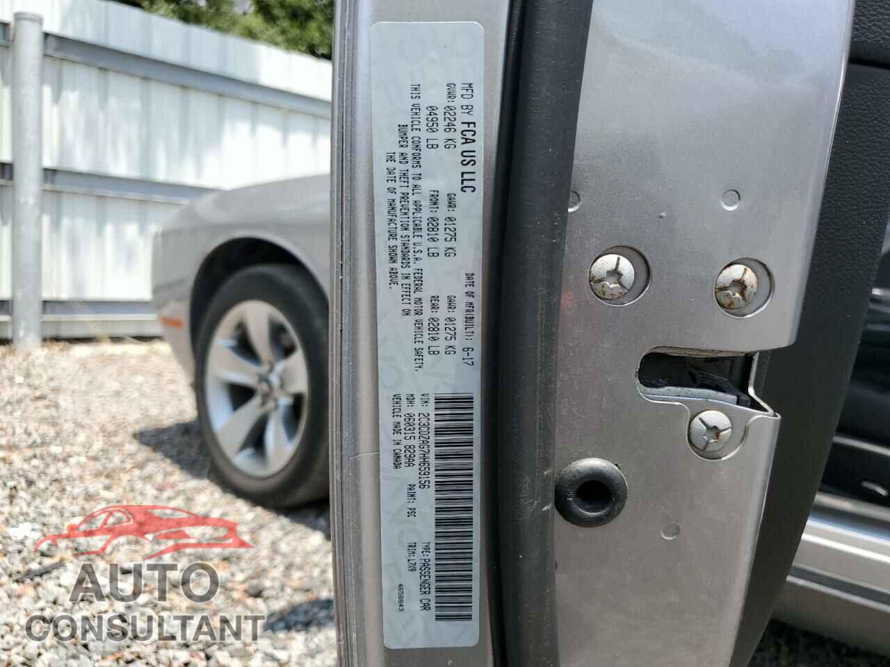 DODGE CHALLENGER 2017 - 2C3CDZAG7HH659156