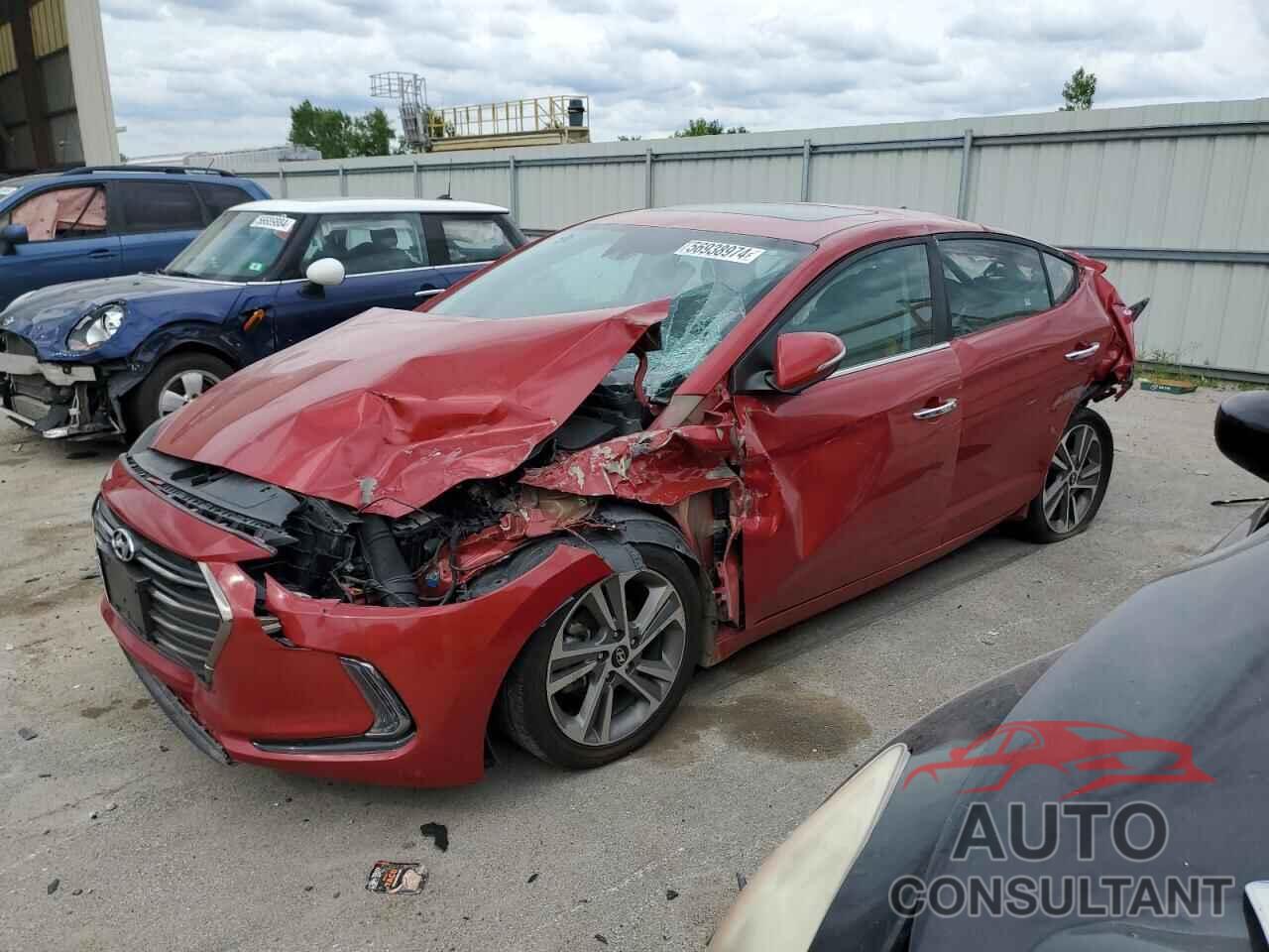 HYUNDAI ELANTRA 2017 - 5NPD84LFXHH086577