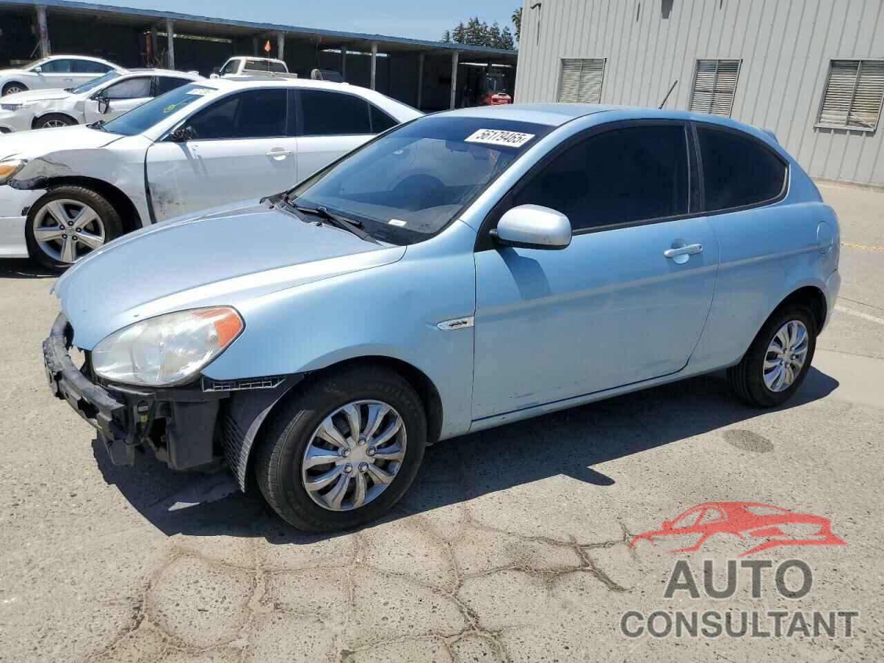 HYUNDAI ACCENT 2011 - KMHCM3AC2BU198941