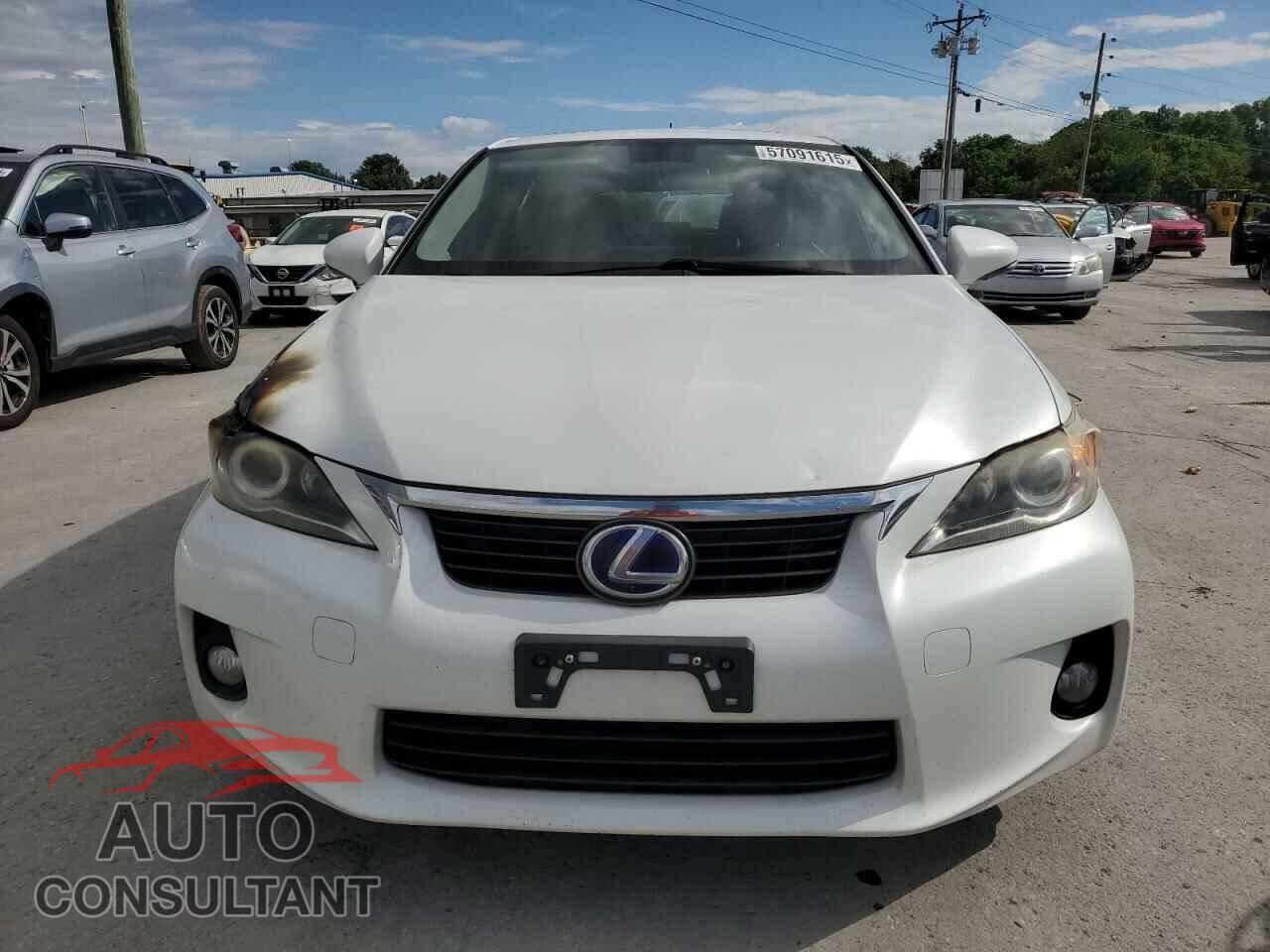 LEXUS CT 200 2012 - JTHKD5BH6C2099265