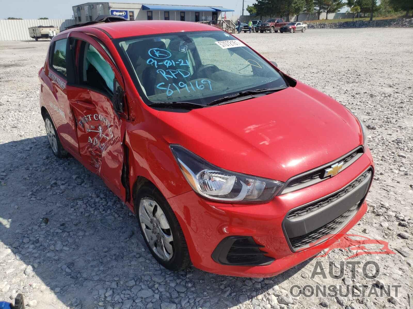 CHEVROLET SPARK 2017 - KL8CB6SA9HC819169