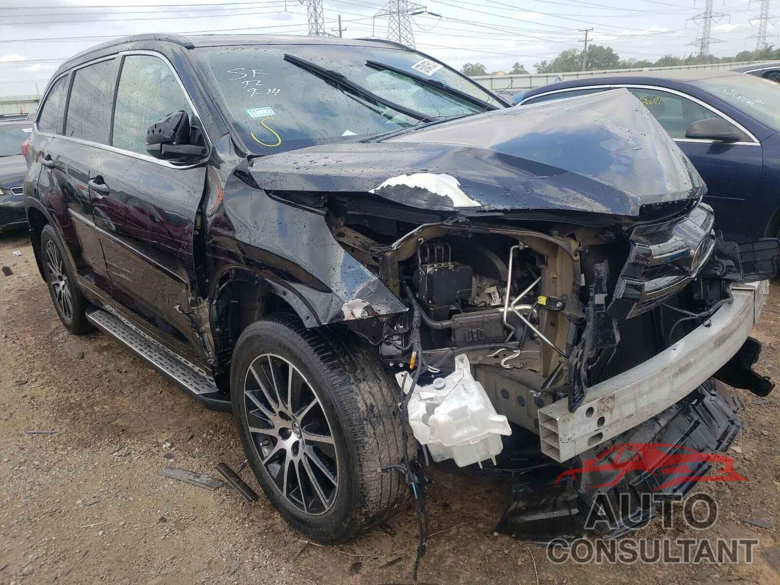 TOYOTA HIGHLANDER 2017 - 5TDJZRFH2HS473788