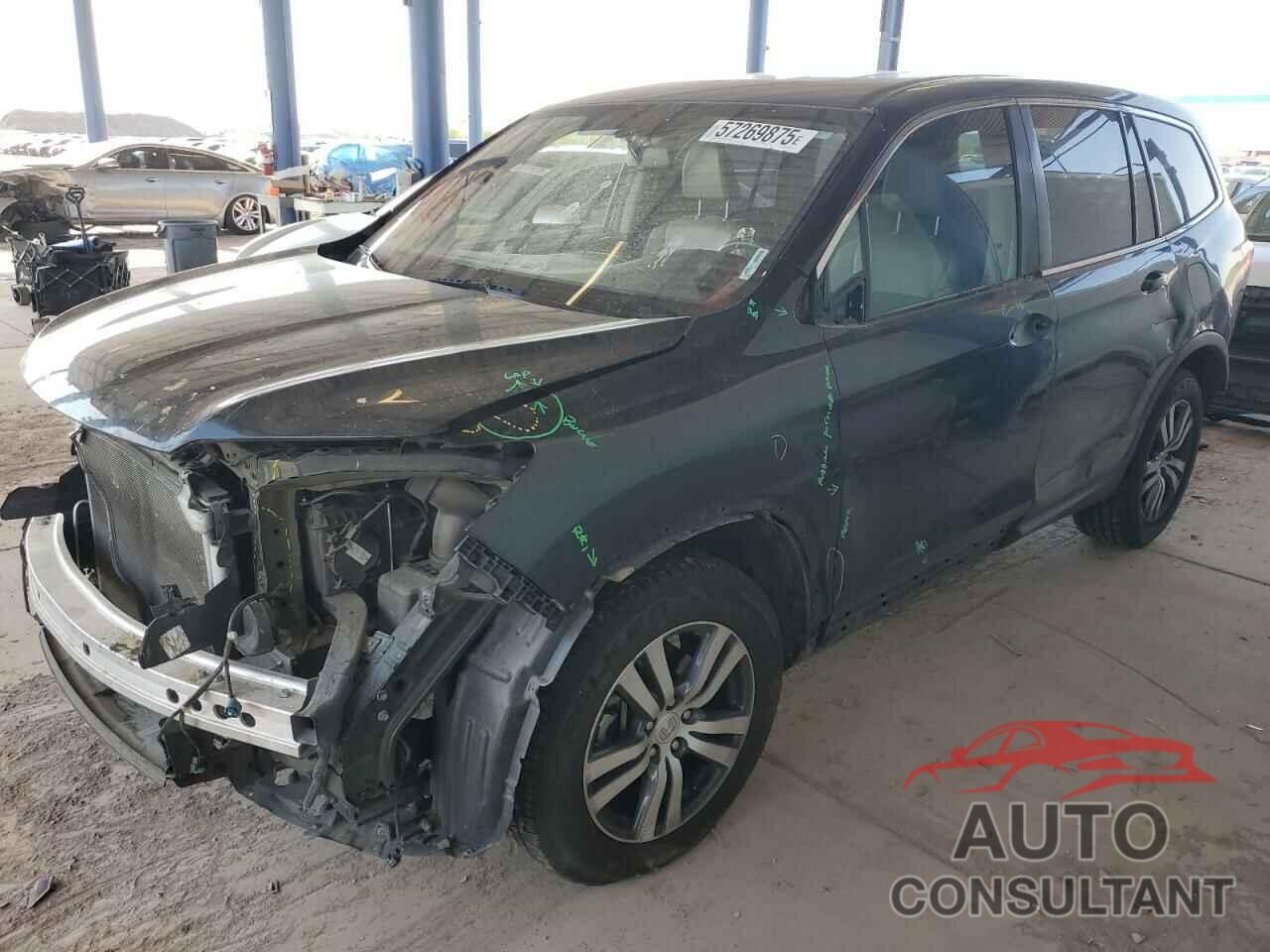 HONDA PILOT 2017 - 5FNYF5H75HB027563