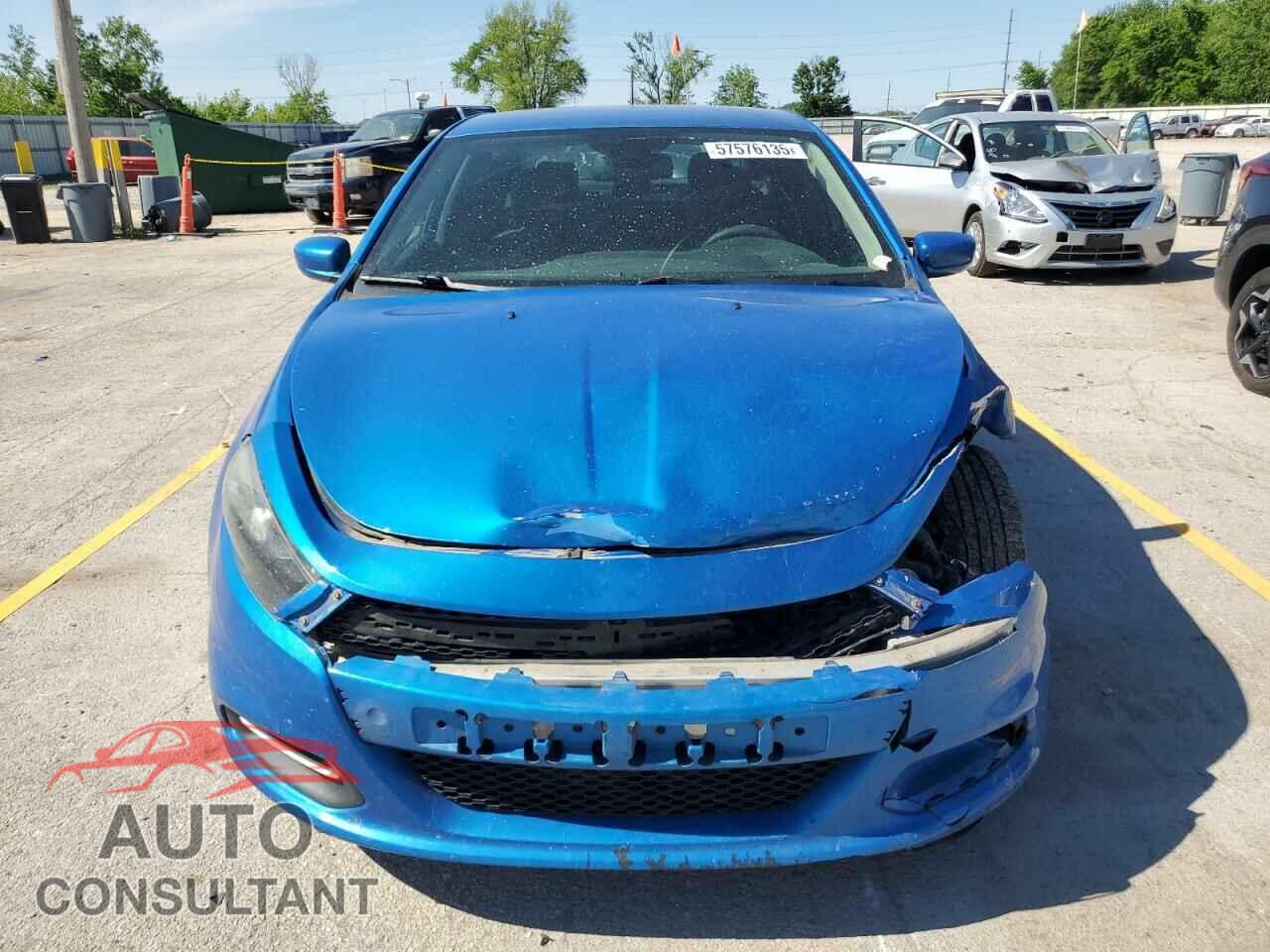 DODGE DART 2015 - 1C3CDFBB9FD380576
