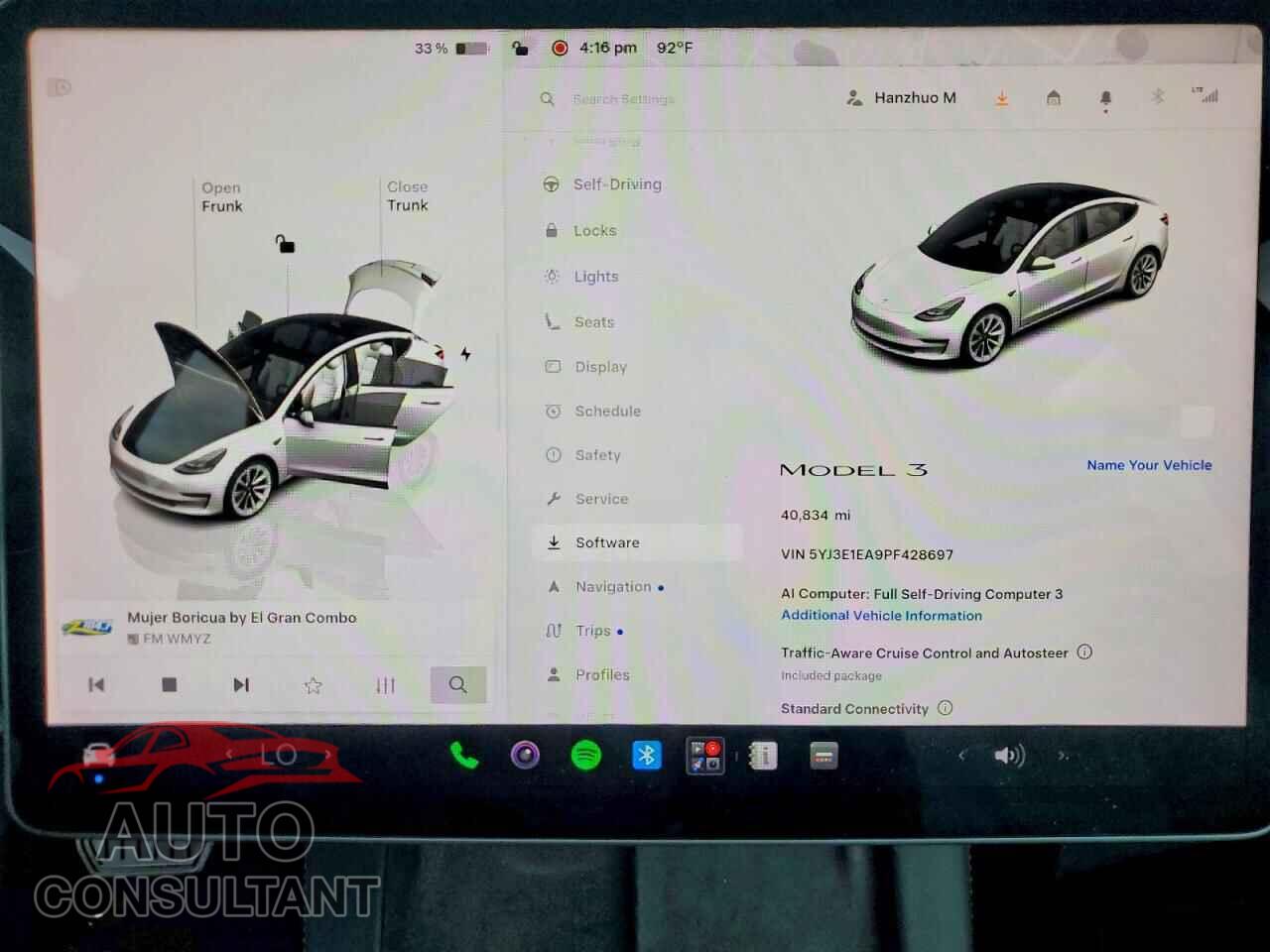 TESLA MODEL 3 2023 - 5YJ3E1EA9PF428697