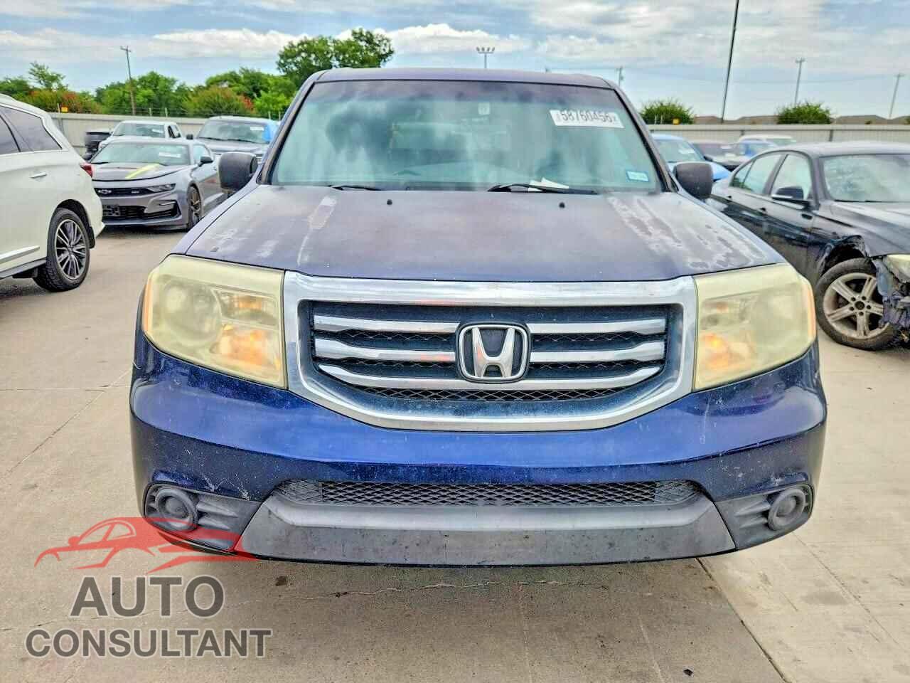 HONDA PILOT 2013 - 5FNYF3H21DB035355