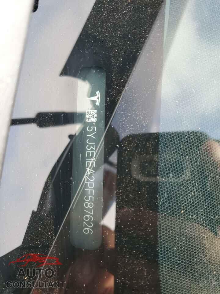 TESLA MODEL 3 2023 - 5YJ3E1EA2PF587626