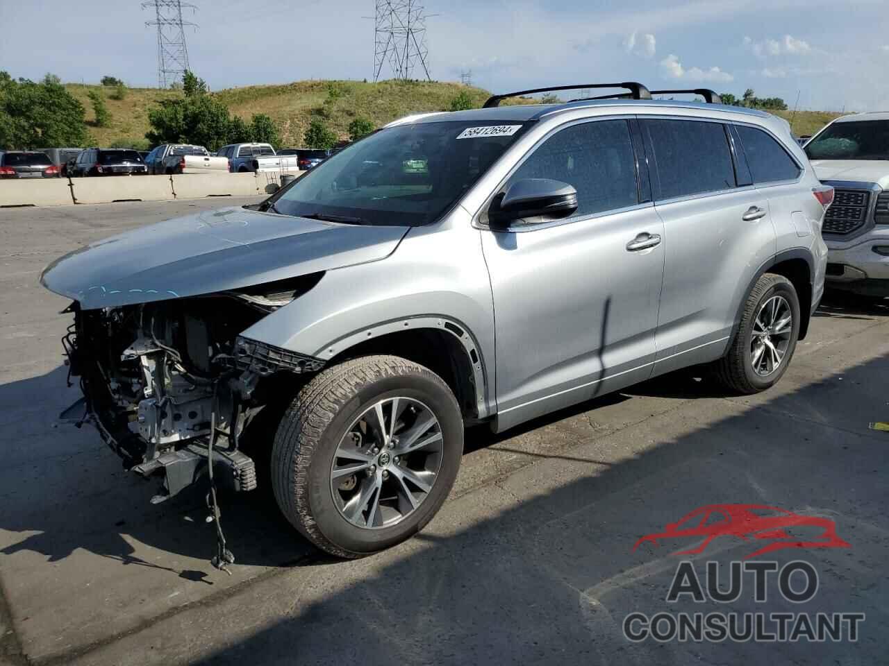 TOYOTA HIGHLANDER 2016 - 5TDJKRFHXGS275396