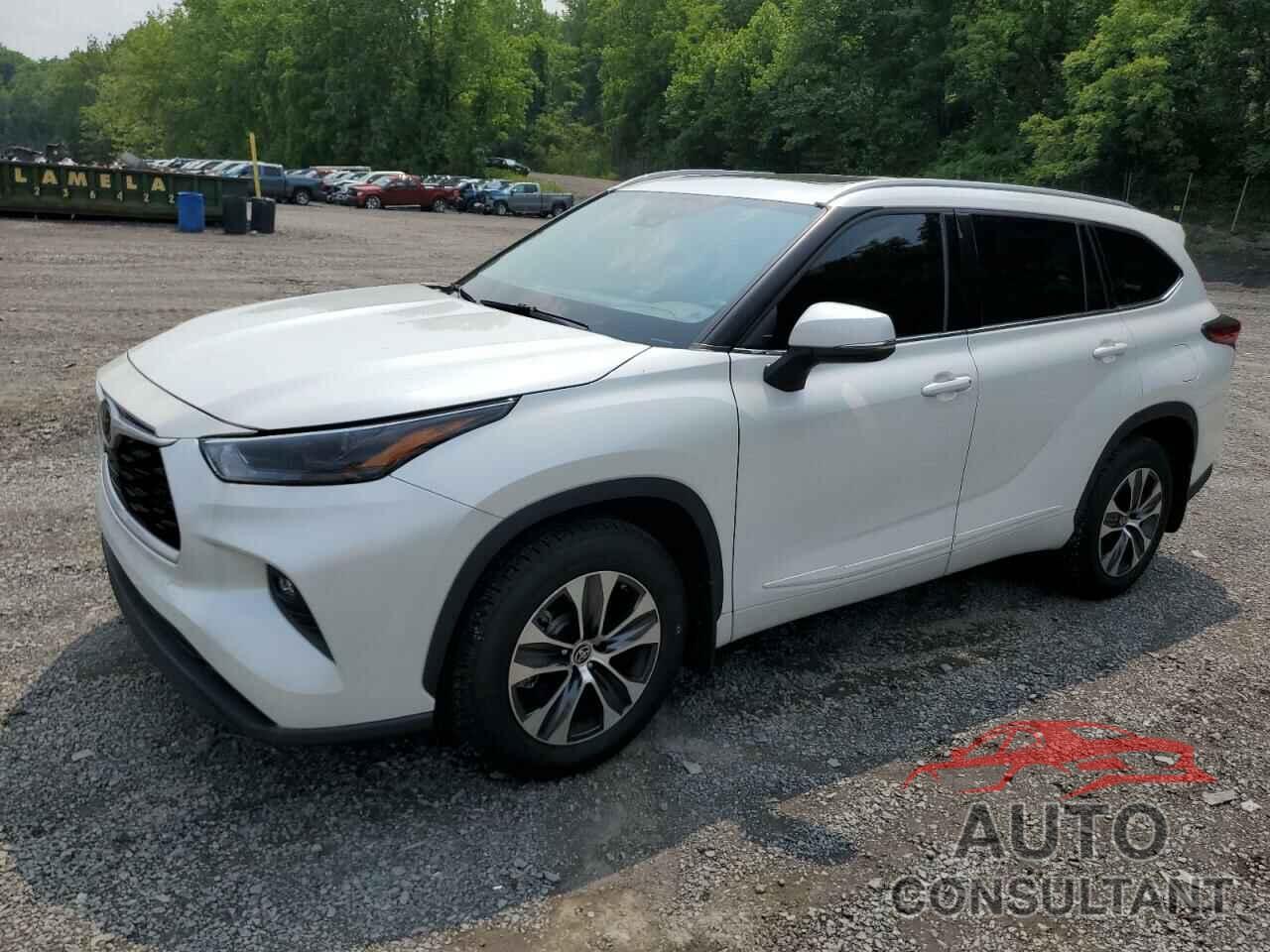 TOYOTA HIGHLANDER 2022 - 5TDHZRBH7NS233264