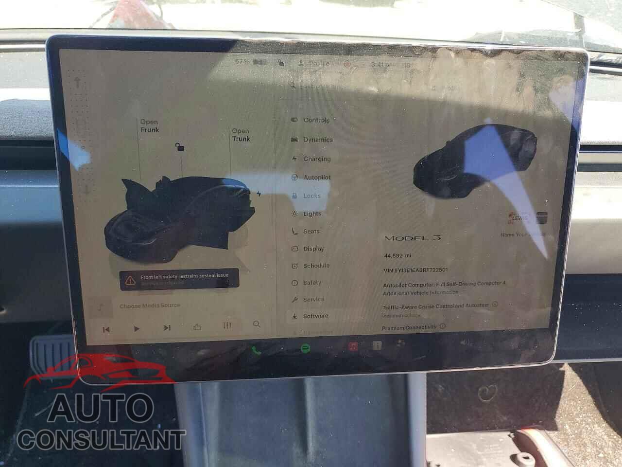 TESLA MODEL 3 2024 - 5YJ3E1EA8RF722501