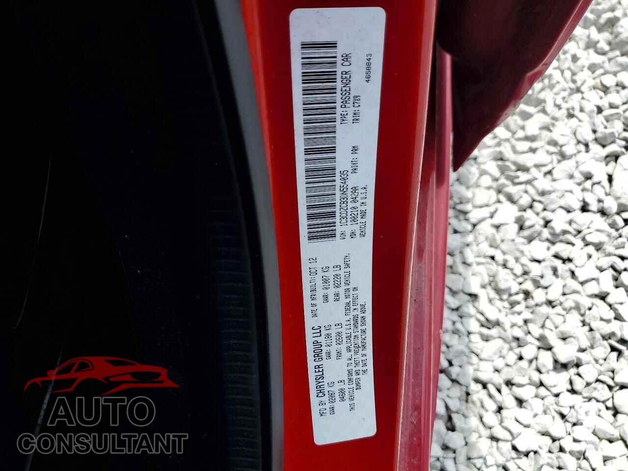 DODGE AVENGER 2013 - 1C3CDZCB3DN554035