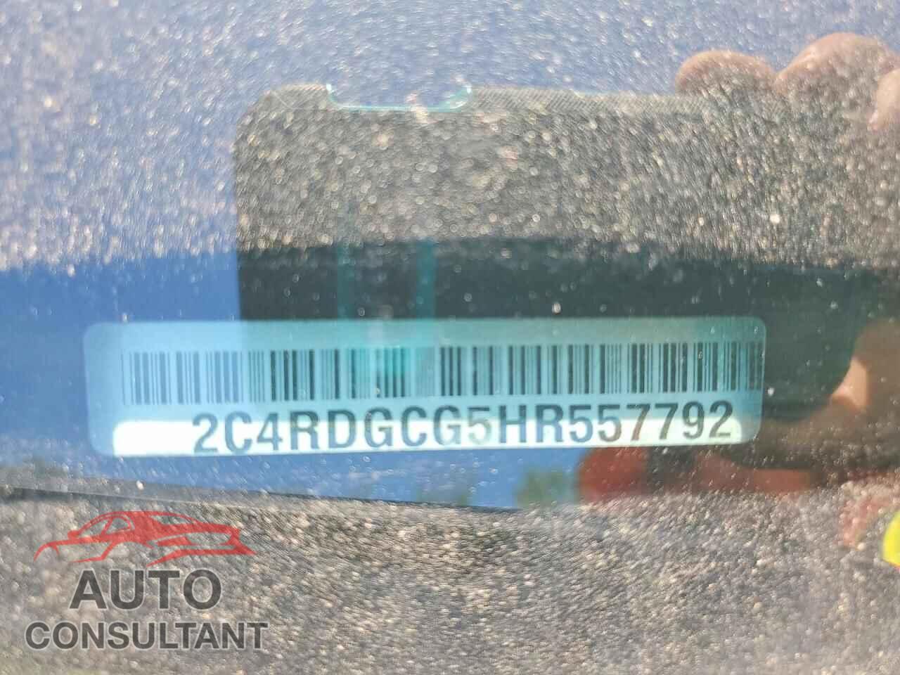 DODGE CARAVAN 2017 - 2C4RDGCG5HR557792