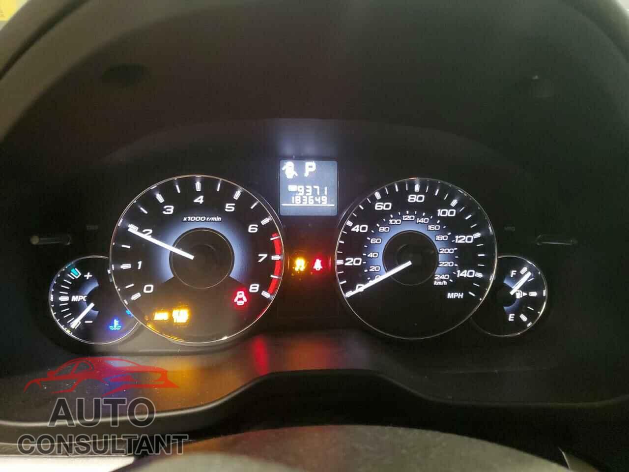 SUBARU OUTBACK 2011 - 4S4BRBAC7B3333232