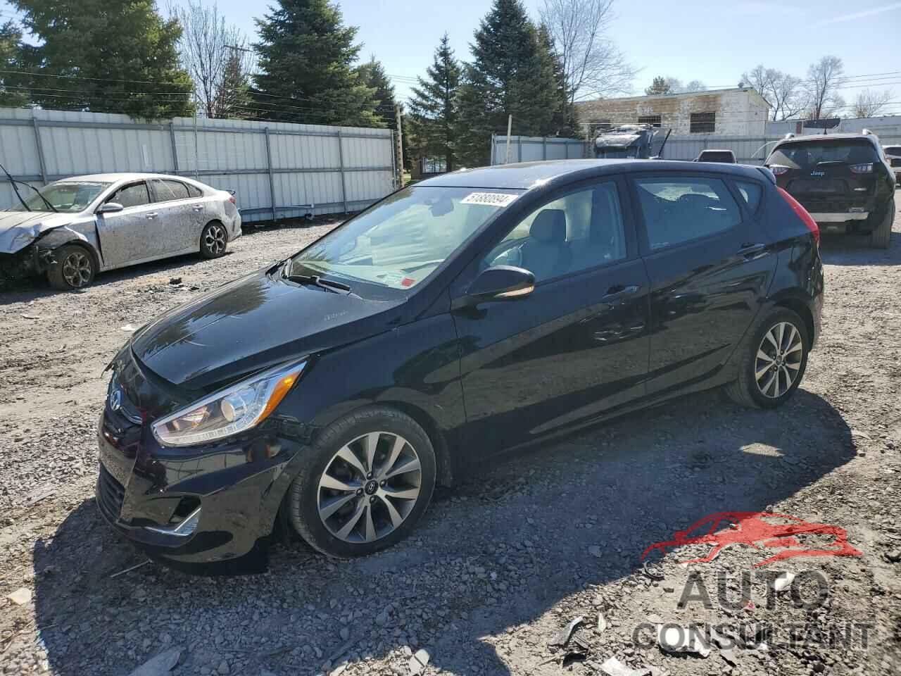 HYUNDAI ACCENT 2017 - KMHCU5AE3HU353955