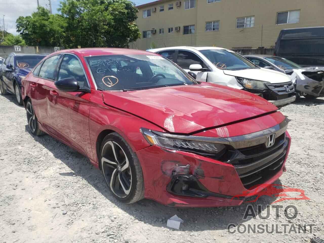HONDA ACCORD 2021 - 1HGCV1F38MA063984