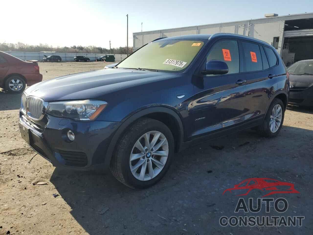 BMW X3 2016 - 5UXWX9C55G0D83897