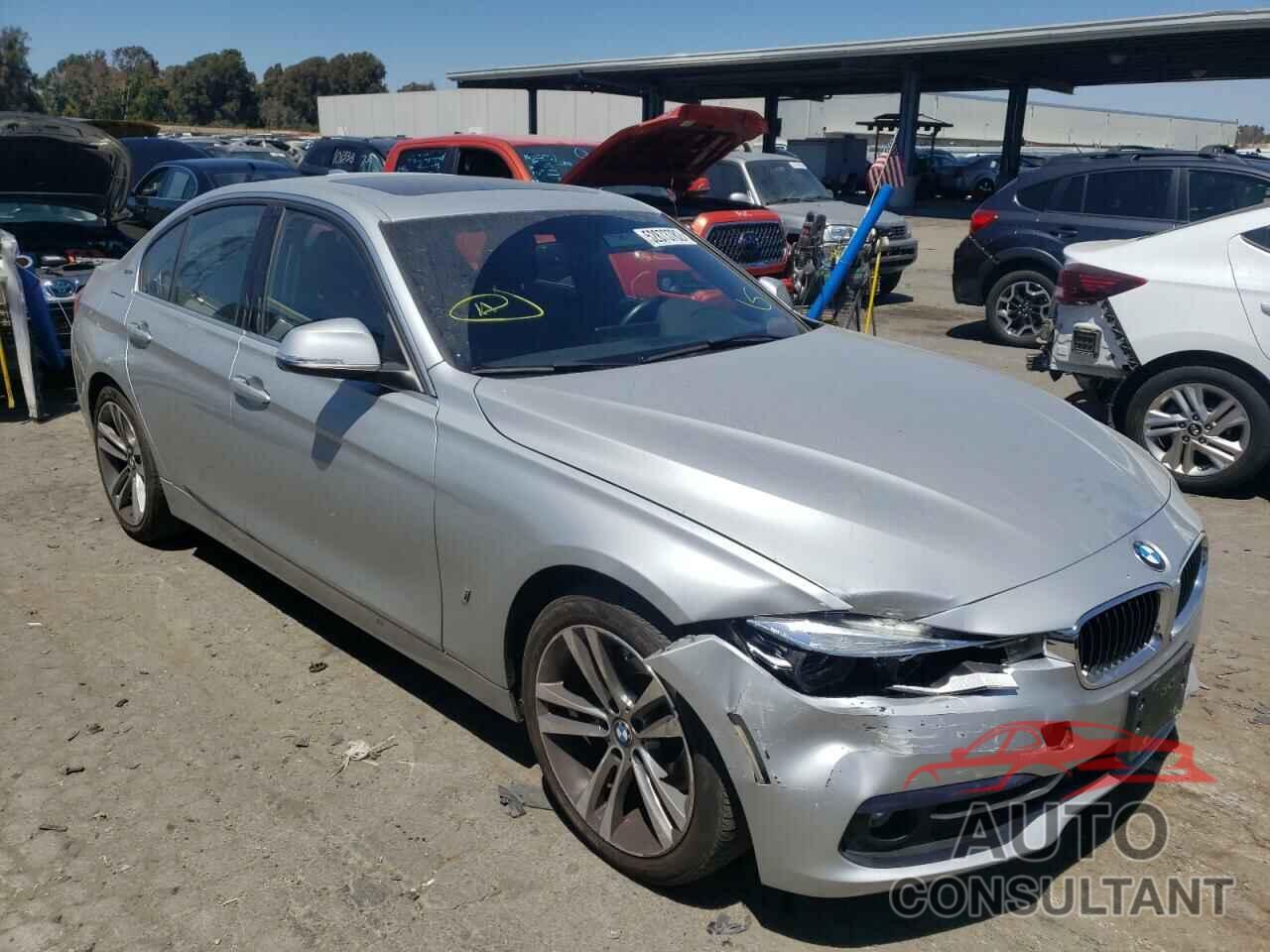 BMW 3 SERIES 2018 - WBA8E1C59JA171436