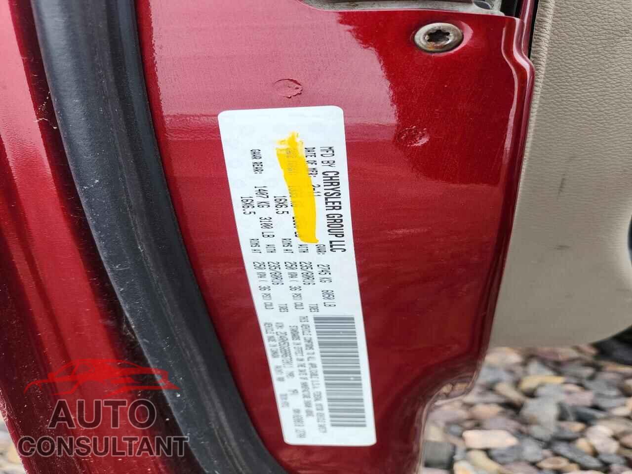 DODGE CARAVAN 2011 - 2D4RN5DG8BR672011