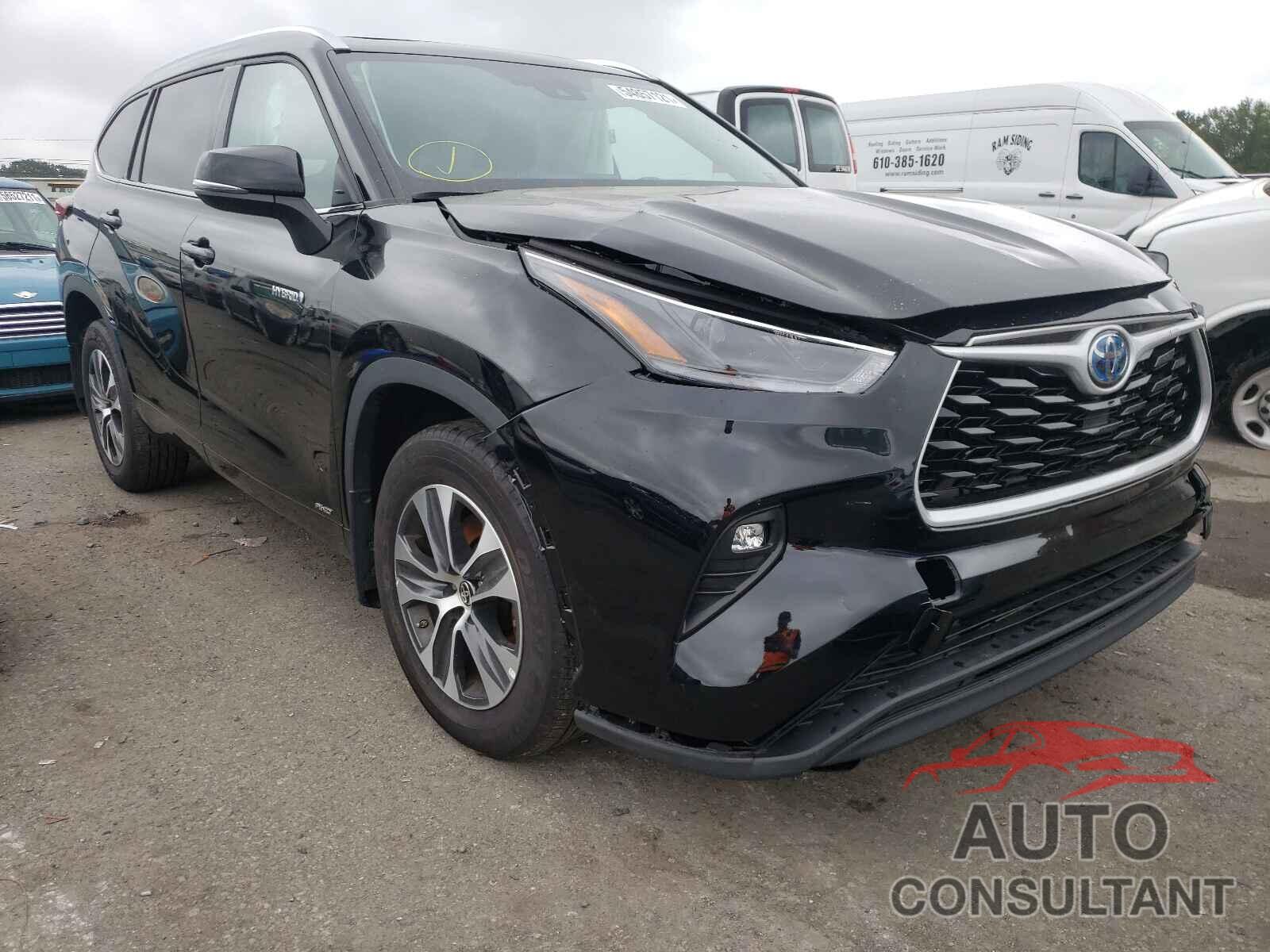 TOYOTA HIGHLANDER 2021 - 5TDGBRCH7MS516907