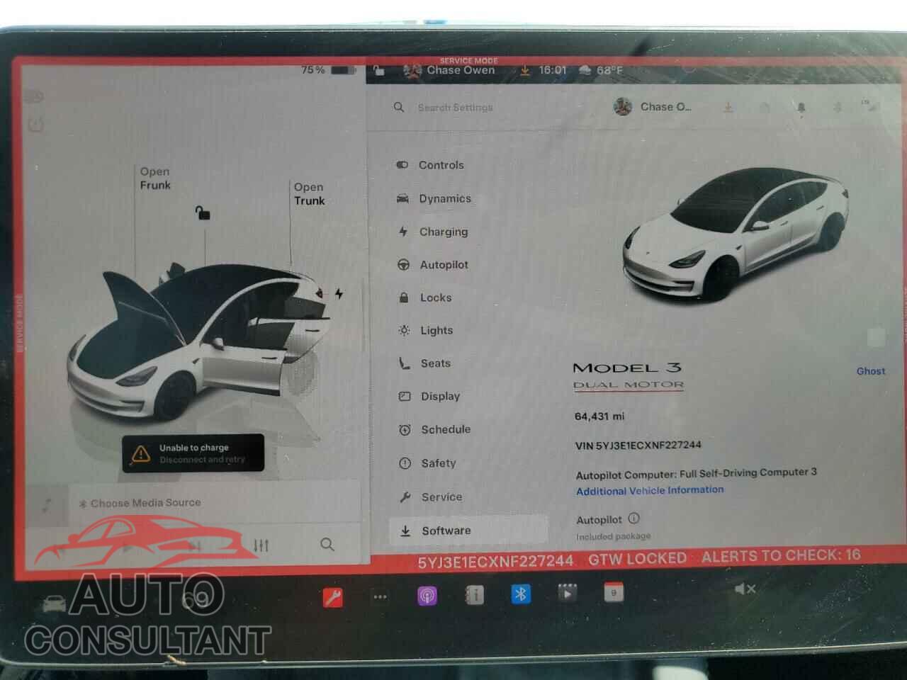 TESLA MODEL 3 2022 - 5YJ3E1ECXNF227244