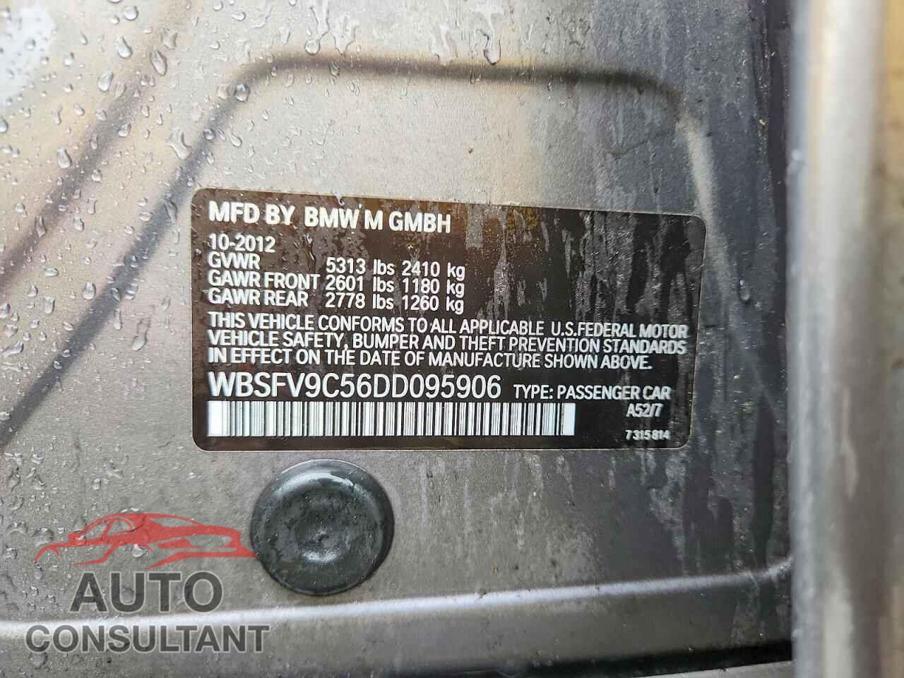 BMW M5 2013 - WBSFV9C56DD095906