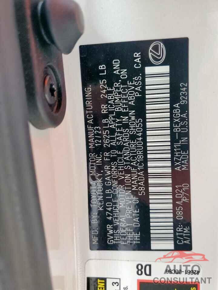 LEXUS ES300 2024 - 58ADA1C18RU044055
