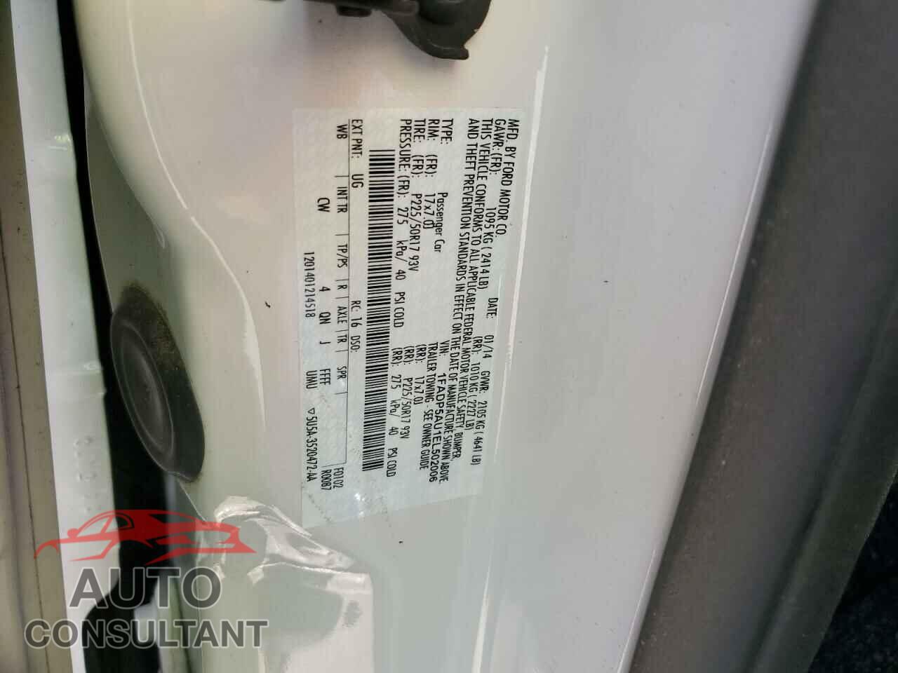 FORD CMAX 2014 - 1FADP5AU1EL502006