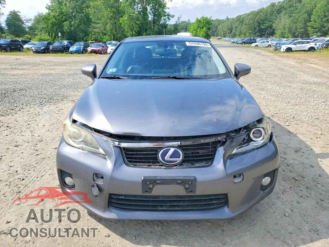 LEXUS CT 200 2012 - JTHKD5BH5C2093649
