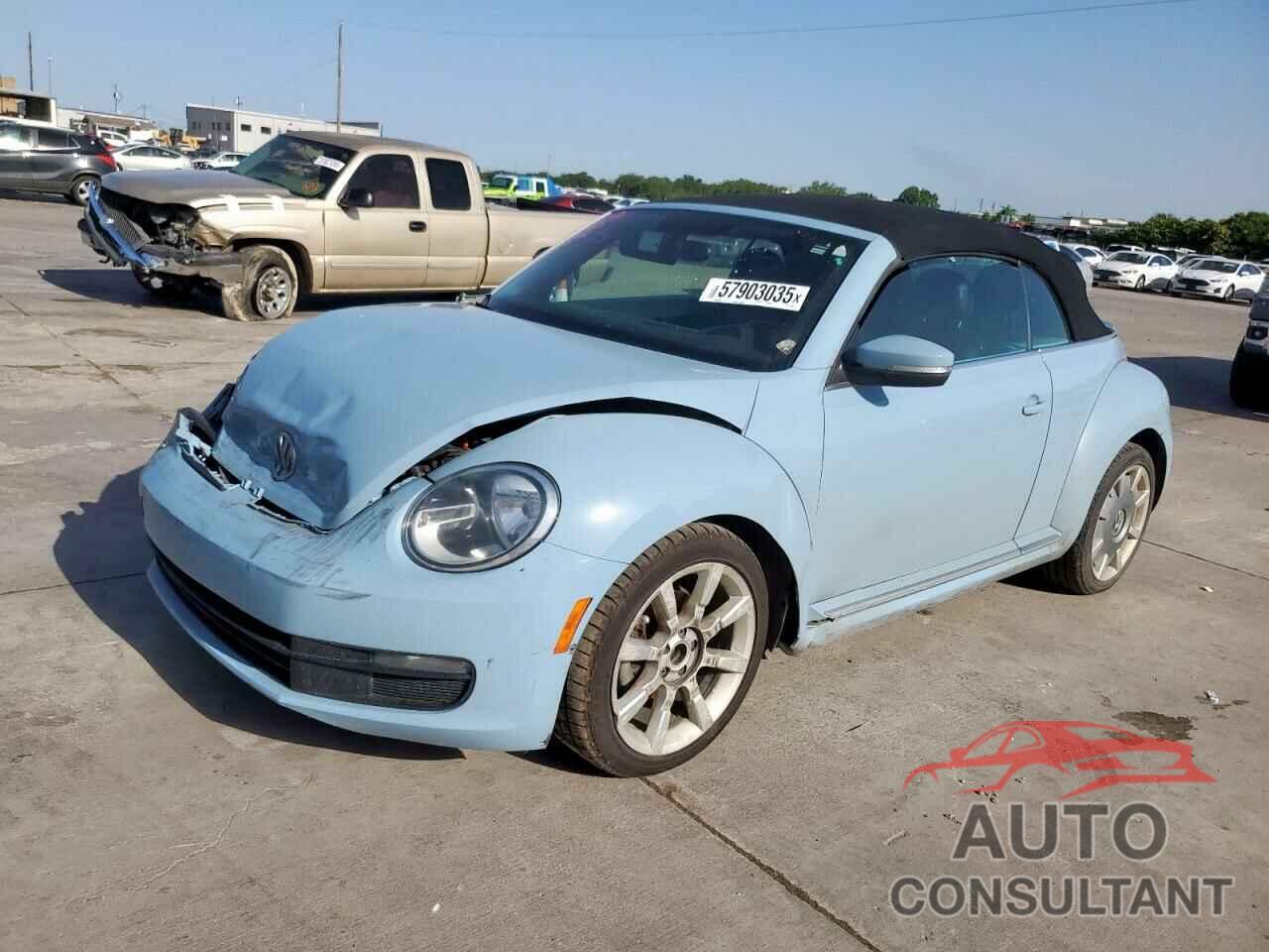 VOLKSWAGEN BEETLE 2013 - 3VW5P7AT1DM826892