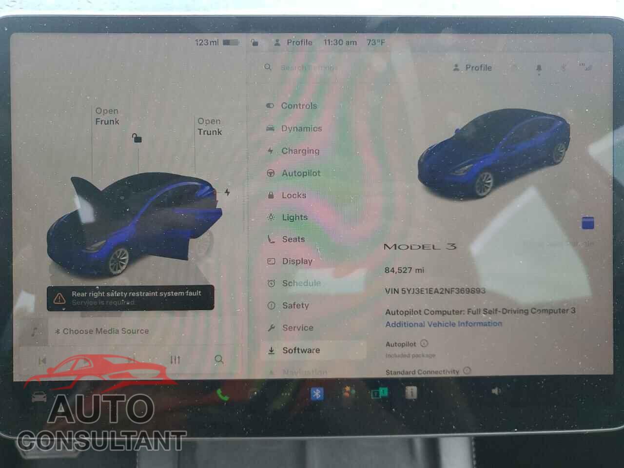 TESLA MODEL 3 2022 - 5YJ3E1EA2NF369893
