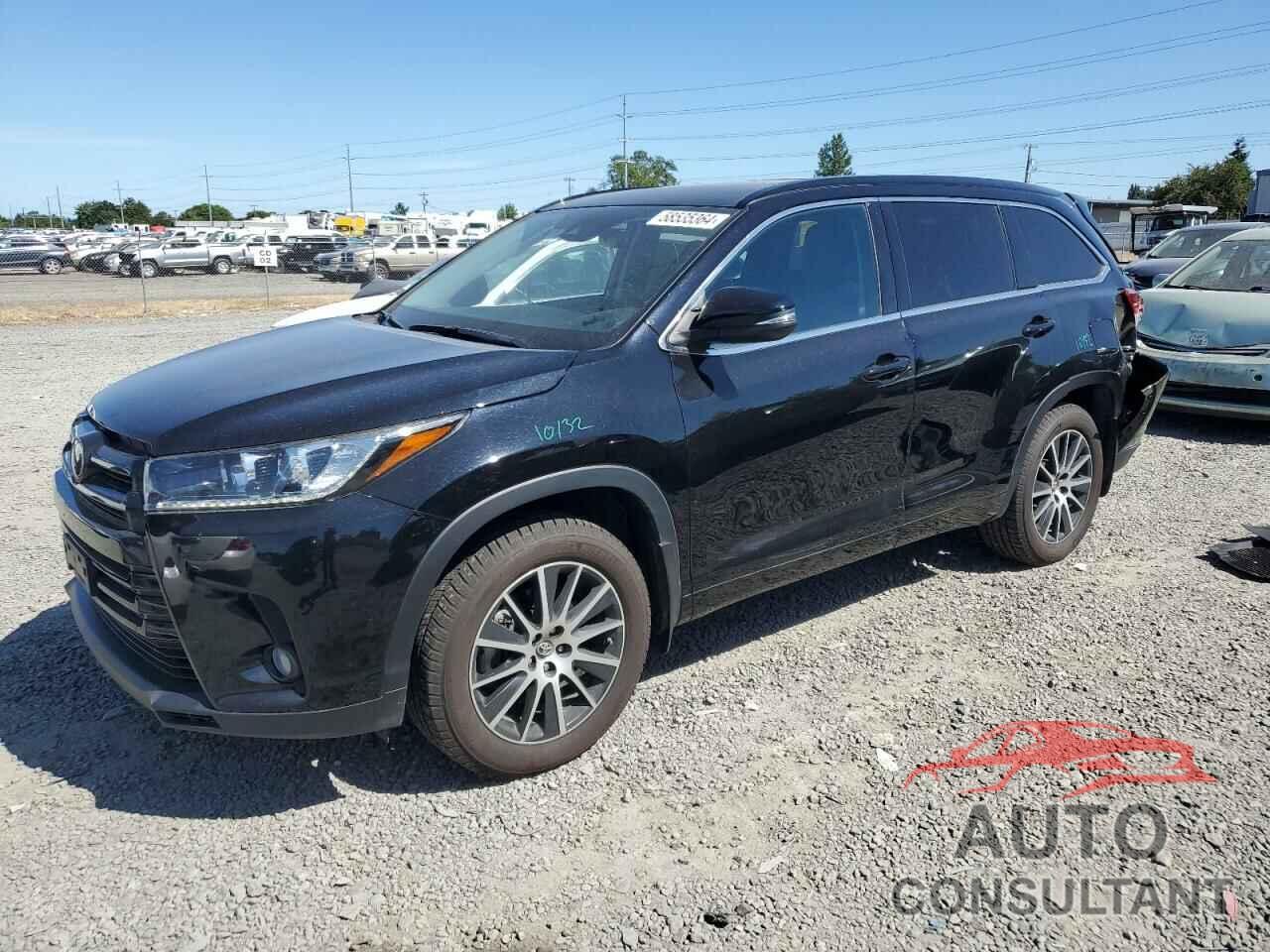 TOYOTA HIGHLANDER 2018 - 5TDJZRFH5JS535612