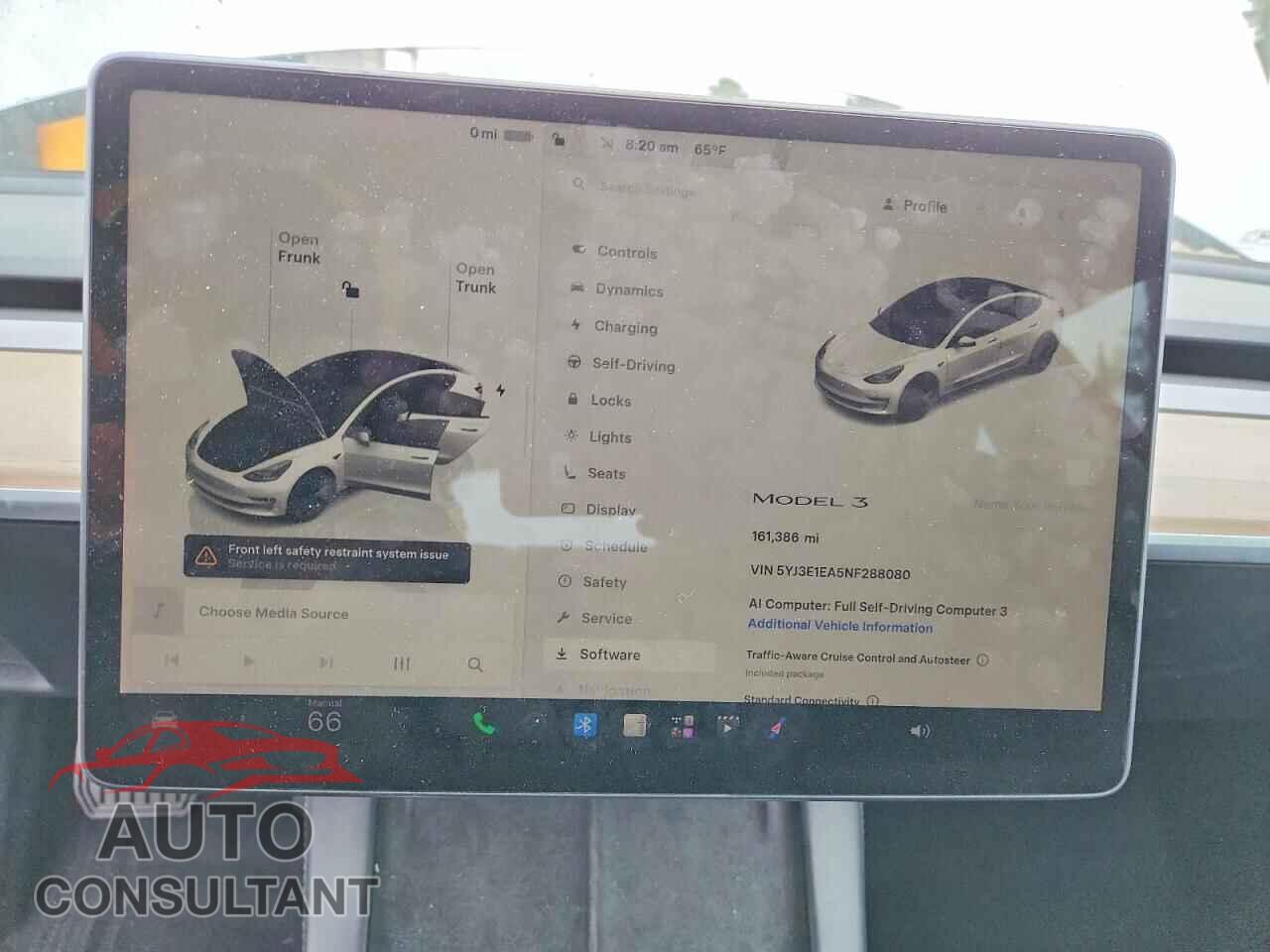 TESLA MODEL 3 2022 - 5YJ3E1EA5NF288080
