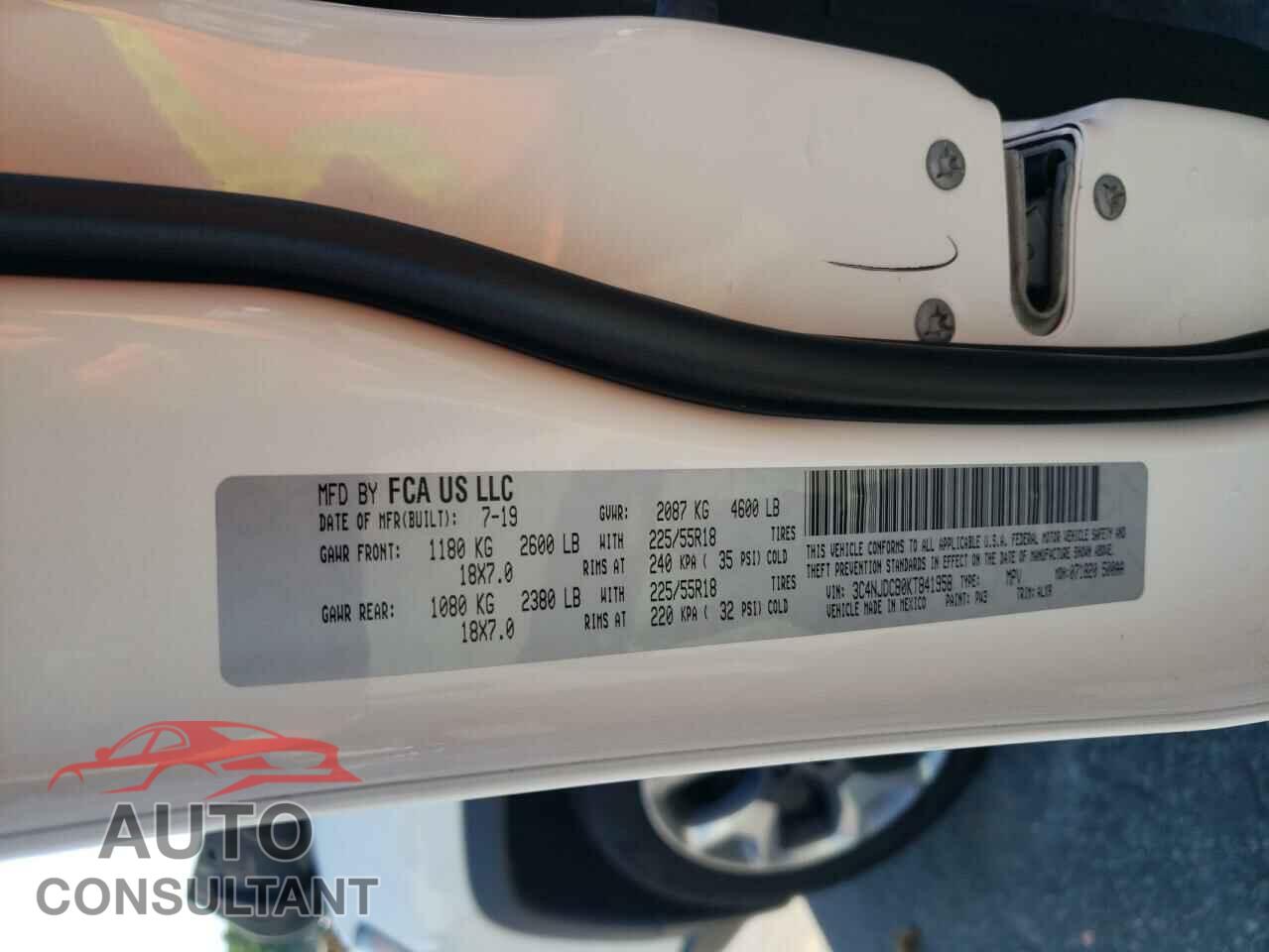 JEEP COMPASS 2019 - 3C4NJDCB0KT841958