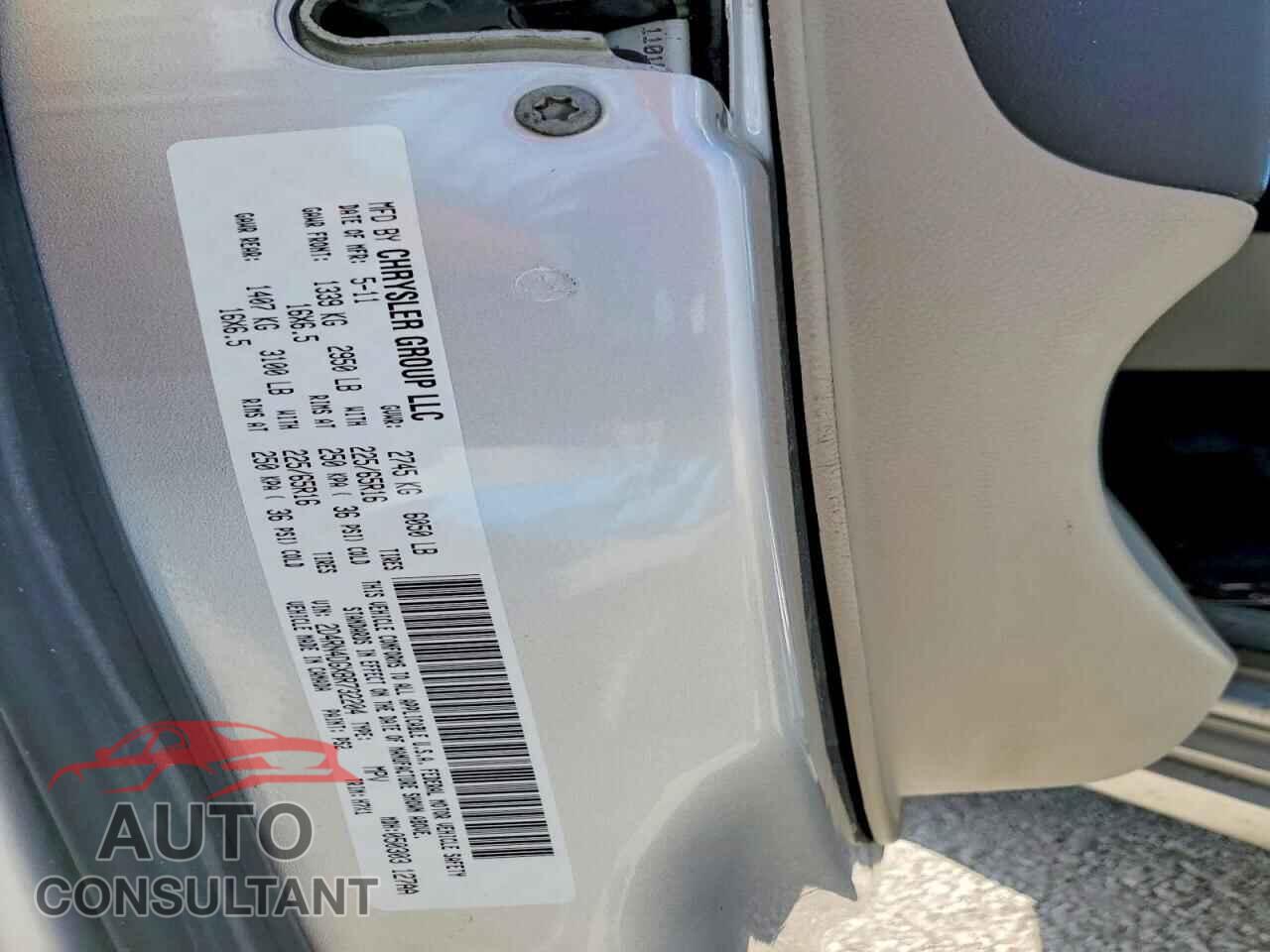 DODGE CARAVAN 2011 - 2D4RN4DGXBR732204