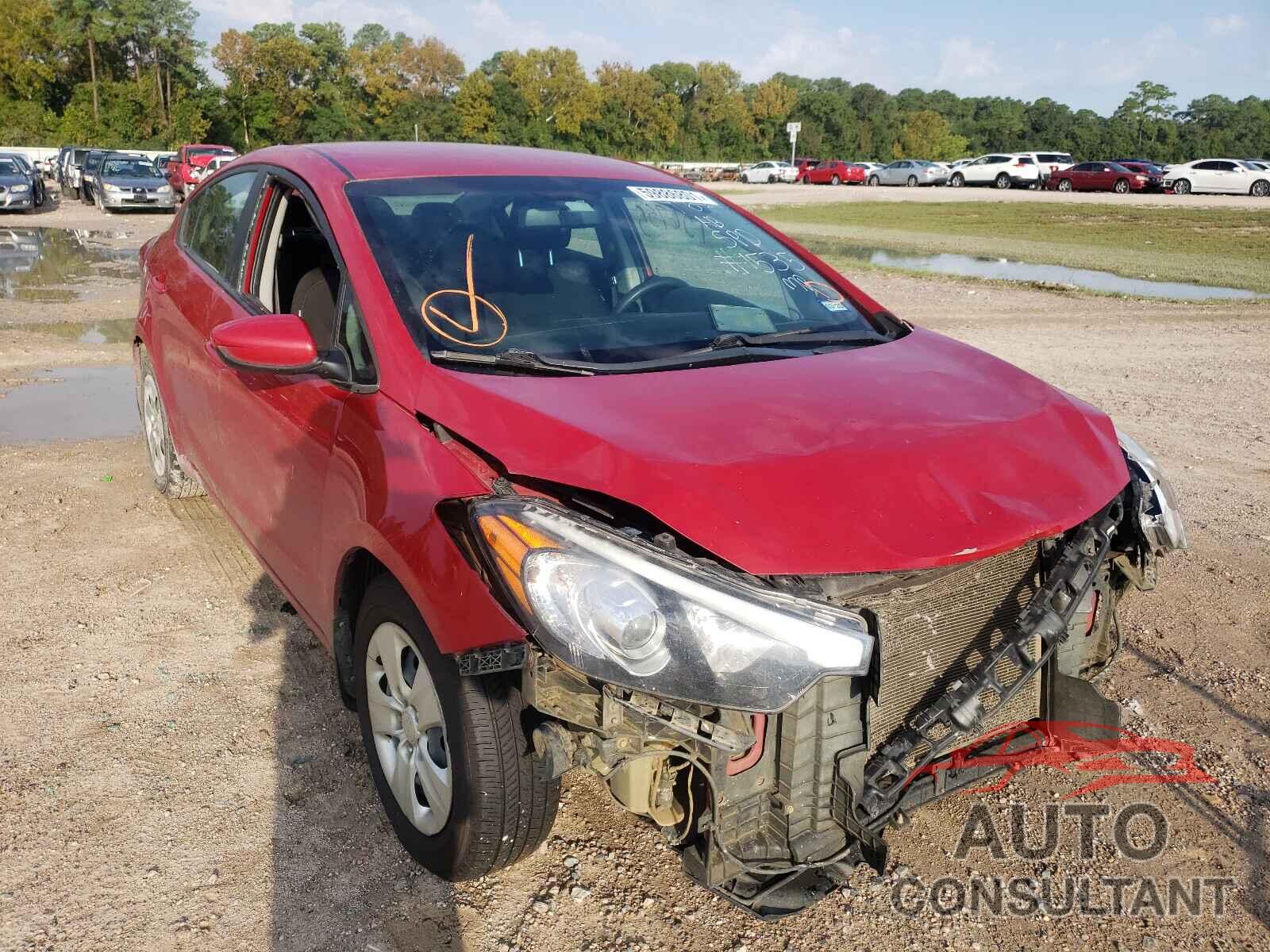 KIA FORTE 2016 - KNAFK4A66G5572053