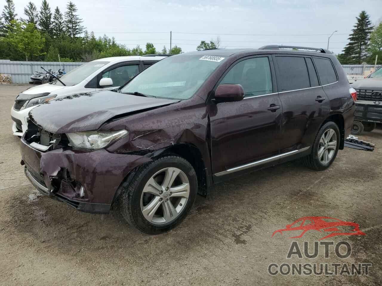 TOYOTA HIGHLANDER 2011 - 5TDBK3EHXBS090504