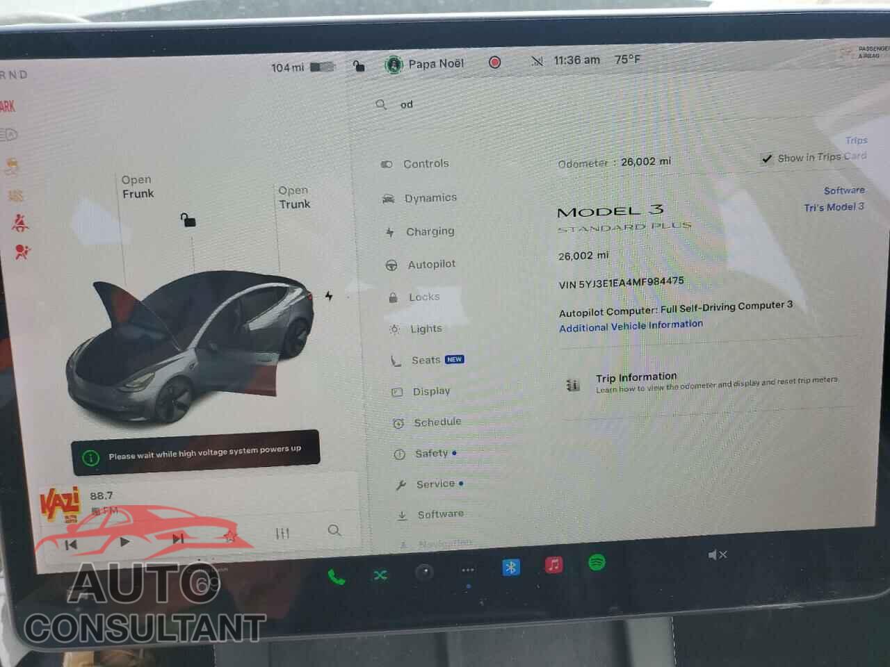 TESLA MODEL 3 2021 - 5YJ3E1EA4MF984475