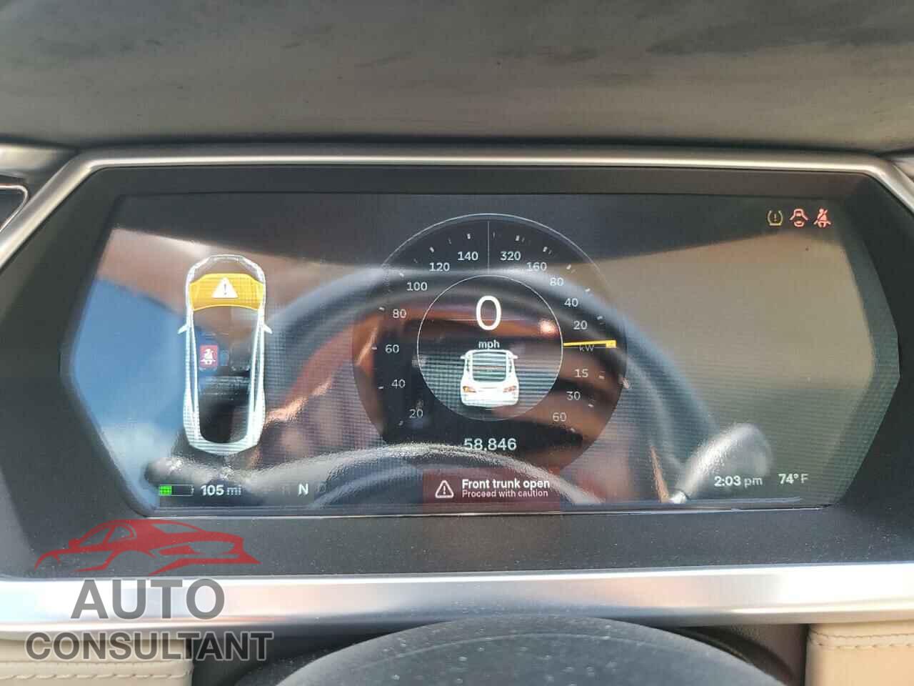 TESLA MODEL S 2012 - 5YJSA1DP4CFS00811