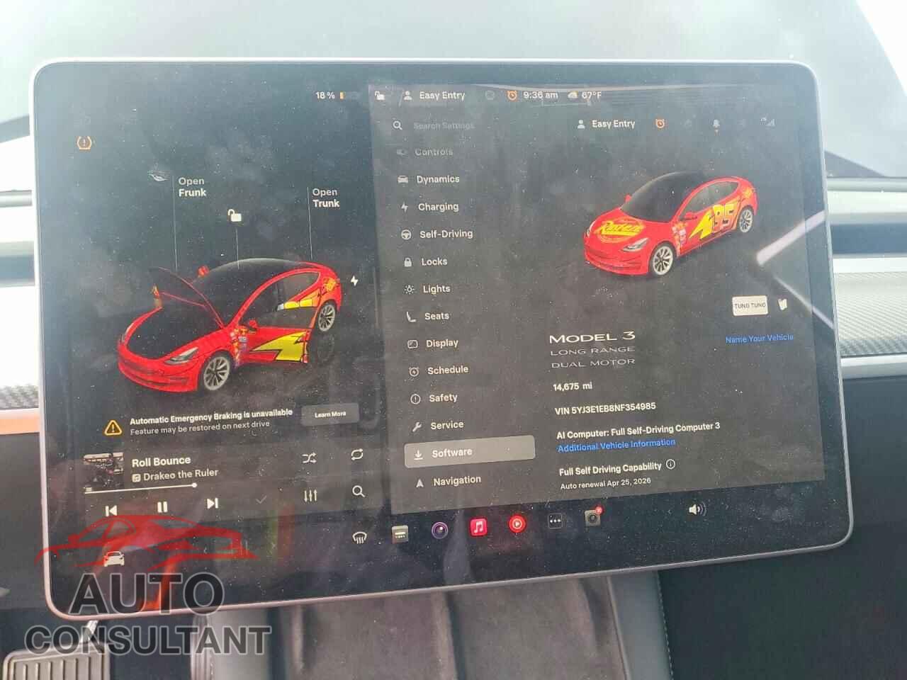 TESLA MODEL 3 2022 - 5YJ3E1EB8NF354985