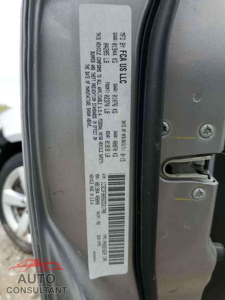 DODGE DART 2016 - 1C3CDFBB9GD531708