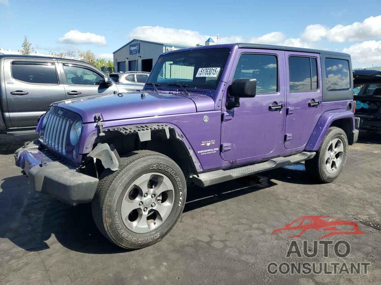 JEEP WRANGLER 2017 - 1C4BJWEG8HL657654