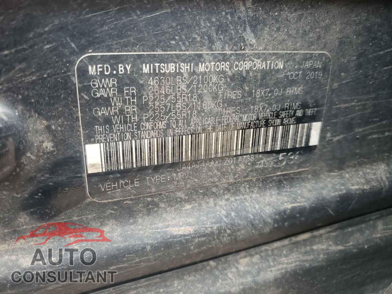 MITSUBISHI ECLIPSE 2020 - JA4AT4AAXLZ017733