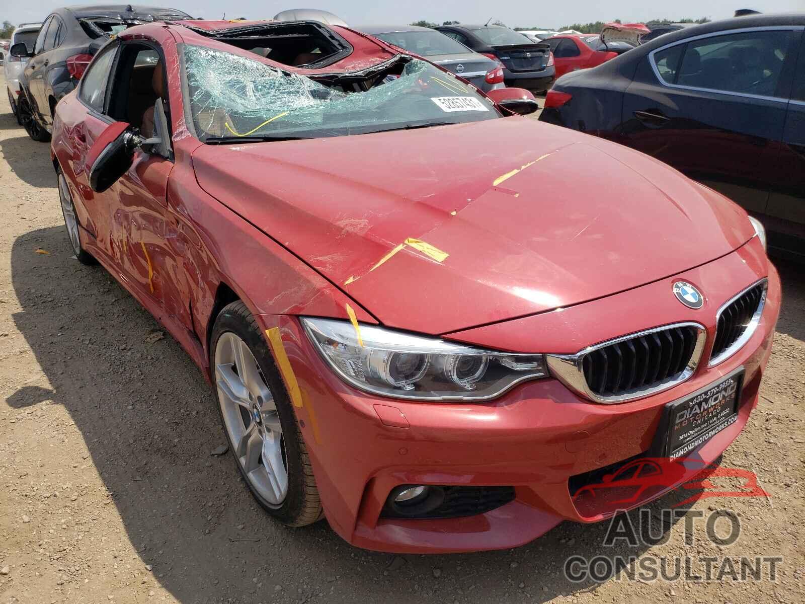 BMW 4 SERIES 2017 - WBA4R9C32HK878799