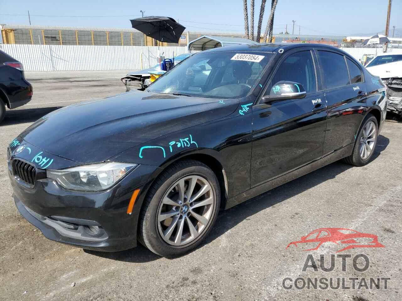 BMW 3 SERIES 2017 - WBA8E5G3XHNU42703