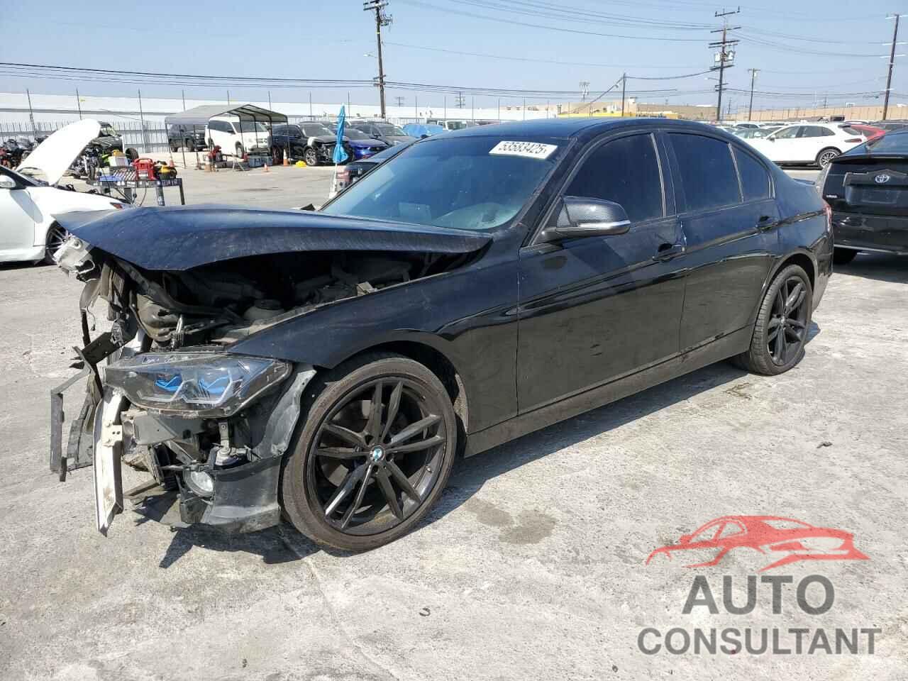 BMW 3 SERIES 2014 - WBA3C1C5XEK111875