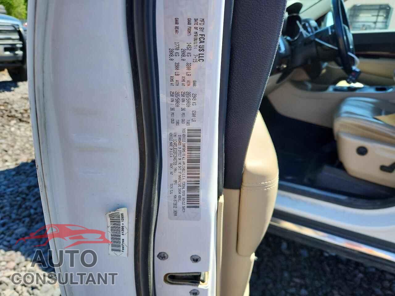 DODGE DURANGO 2015 - 1C4RDJEG5FC946769