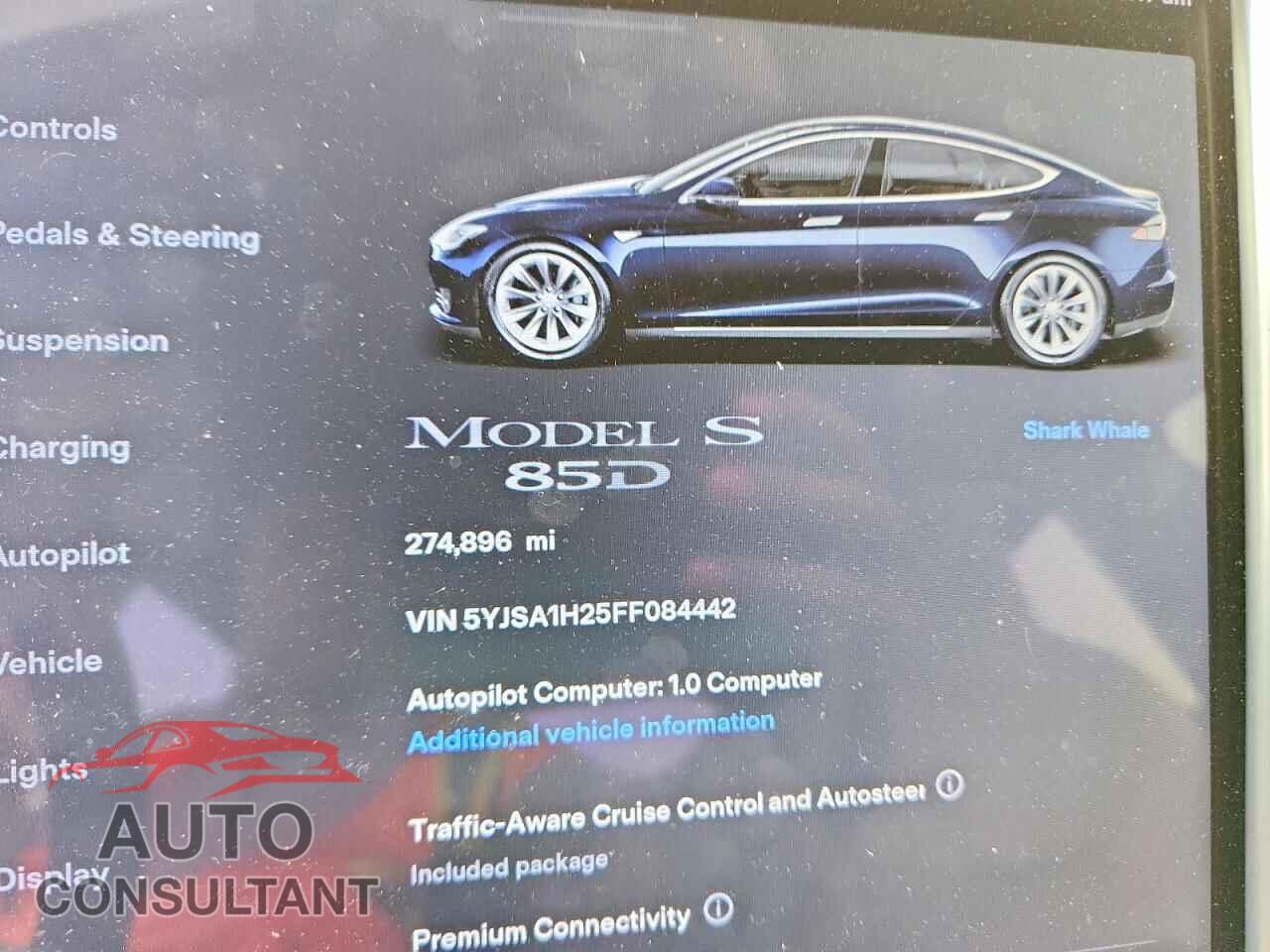 TESLA MODEL S 2015 - 5YJSA1H25FF084442