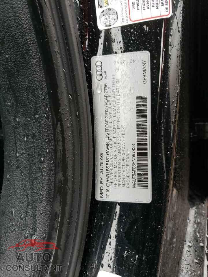 AUDI A6 2017 - WAUF8AFC3HN057833