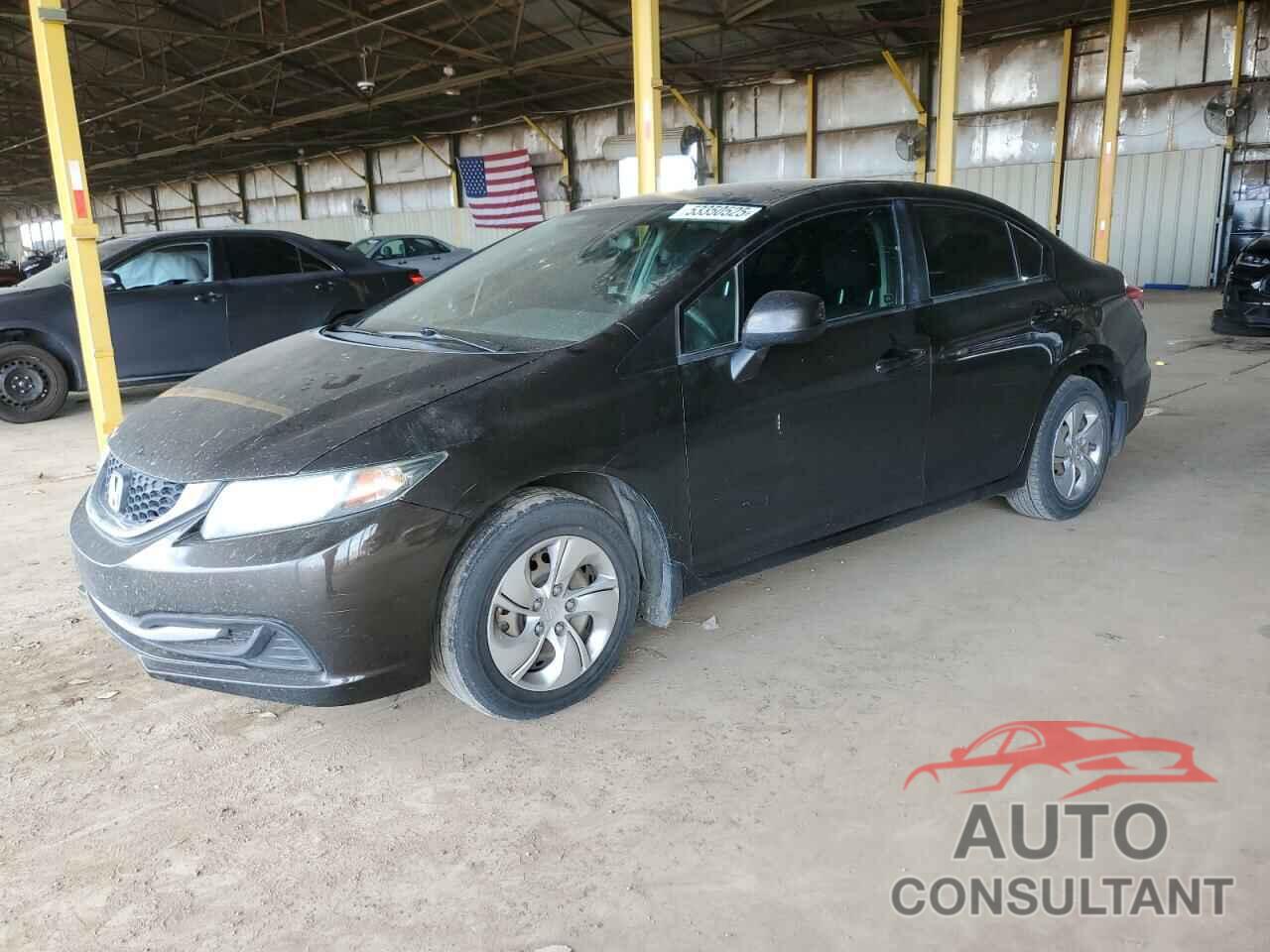 HONDA CIVIC 2013 - 2HGFB2F51DH524568