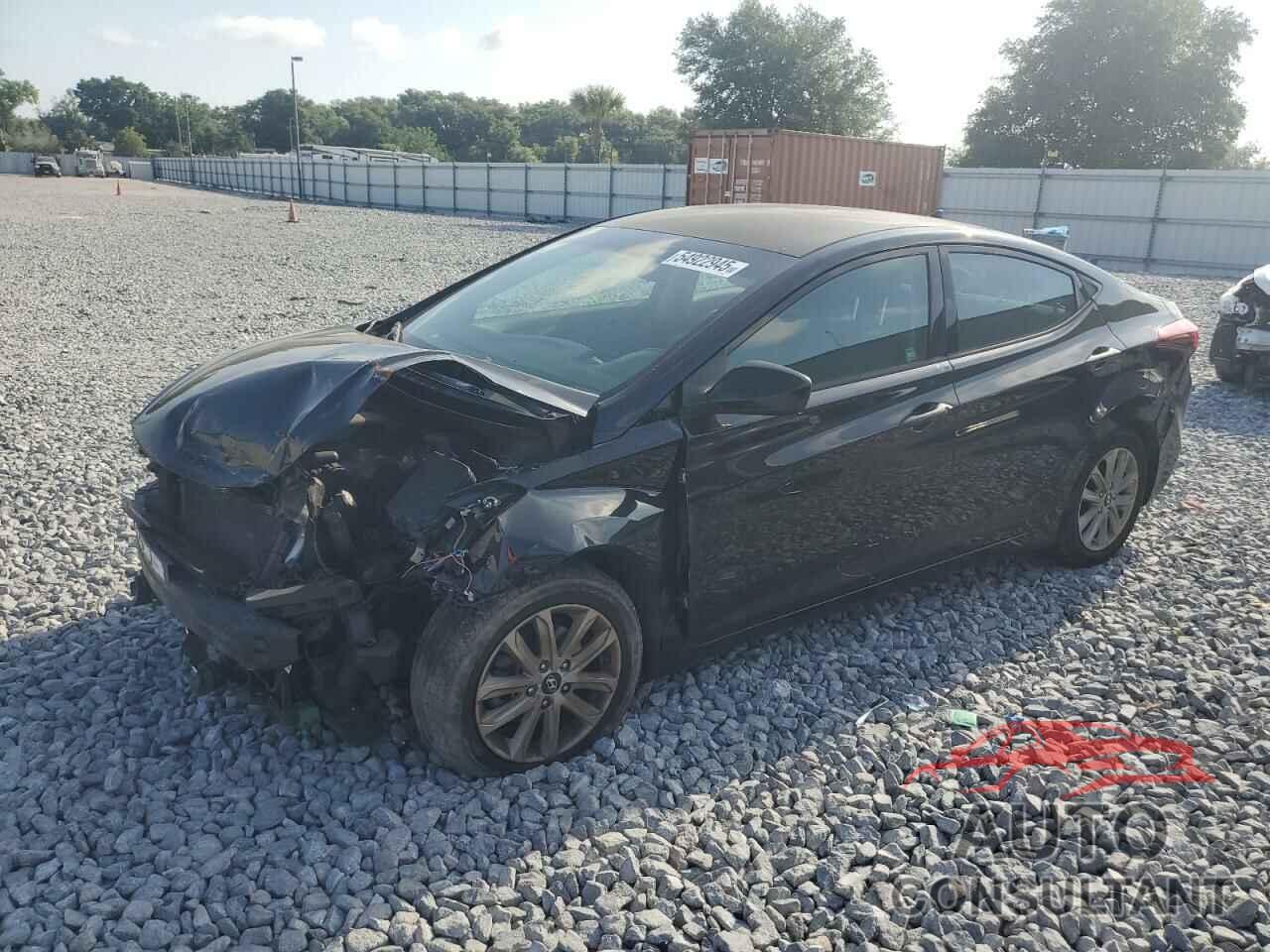 HYUNDAI ELANTRA 2014 - KMHDH4AE6EU136205